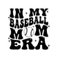 BASEBALL MOM ERA GRAPHIC TEE