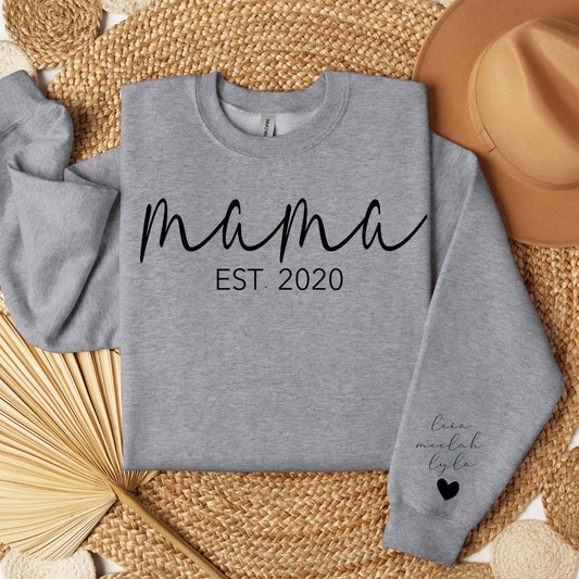 Grey MAMA EST Sweatshirt