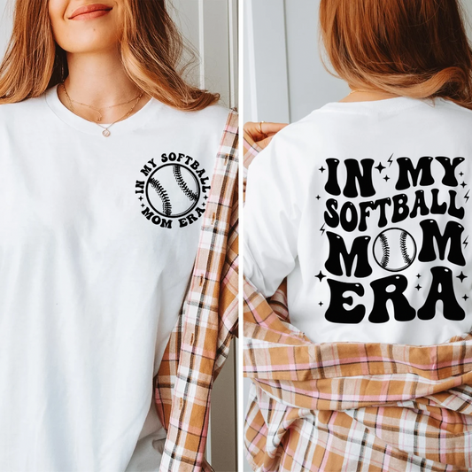 SOFTBALL MOM ERA GRAPHIC TEE