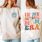 IN MY SOFTBALL MOM ERA GRAPHIC CREWNECK (Front & Back)